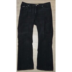 Lee Riders Instantly Slims You Jeans Womens Size 16W/32 Black Pants
